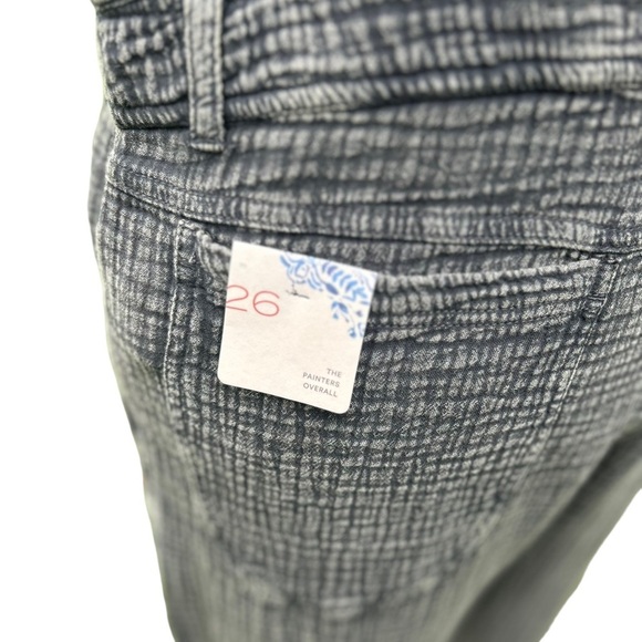 Anthropologie Pilcro Painters Overalls Gauzey Jumpsuit Black Slouchy Oversize 26 - Picture 11 of 12